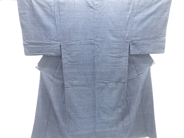 JAPANESE KIMONO / ANTIQUE MENS KIMONO / COTTON / KURUME SHOSEI KASURI